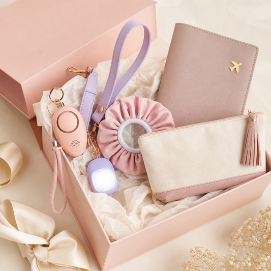 carryhalo cute personal safety essentials flatlay
